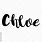 Chloe Lettering