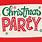 Christmas Party Sign