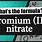 Chromium Nitrate Formula