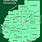 Clarion County PA Township Map