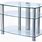 Clear Glass TV Stand