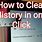 Clear History Now