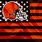 Cleveland Browns American Flag