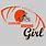 Cleveland Browns Girl SVG