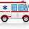 Clip Art Image of Ambulance