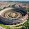 Coliseum in Rome Aerial