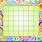 Colorful Blank Monthly Calendar