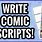 Comic Book Script Writing