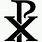 Constantine Symbol Chi Rho