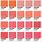 Coral Pantone Color Chart