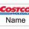 Costco Name Badge