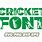 Counting Cricket Font