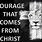 Courage Is Christ