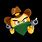 Cowboy Emoji with Gun