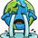 Crying Earth Clip Art
