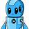 Cute Blue Robot