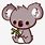 Cute Cartoon Koala Bear