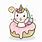 Cute Cartoon Unicorn Cake