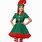 Cute Christmas Elf Girl Costumes