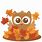 Cute Fall Owl Clip Art
