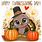 Cute Turkey Happy Thanksgiving Clip Art