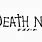 Death Note Logo Transparent