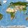 Detailed World Map Globe