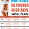 Diet Plan to Lose 30 Pounds