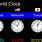 Digital World Clock for Desktop