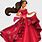 Disney Princess with Red Dress