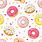 Donut Background Cute