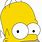 Draw Homer Simpson Face