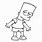 Drawing of Bart Simpson