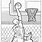 Dunking Coloring Pages