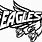 Eagle Mascot Clip Art Black and White