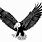 Eagle Vector Clip Art Black and White