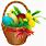 Easter Food Basket Clip Art