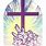 Easter Sunday Cross Clip Art