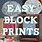 Easy Lino Block Prints