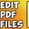 Edit PDF File for Free