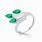 Emerald Cut Wedding Ring Sets