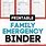 Emergency Binder Printables Free