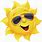 Emoji Sun Clip Art