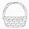 Empty Basket Coloring Page