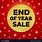 End of Year Sale Sign