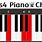 Esus4 Piano Chord