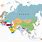 Eurasia On World Map