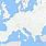 Europe Map 4K Blank