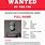 FBI Wanted Poster Template