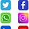 Facebook Twitter/Instagram YouTube Icons
